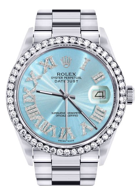 rolex datejust diamond roman numeral|rolex datejust 36mm diamond dial.